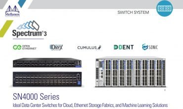 Mellanox delivers Spectrum-3 based Ethernet Switches