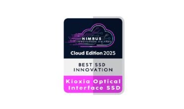 KIOXIA Wins Nimbus Innovation Award at CloudFest
